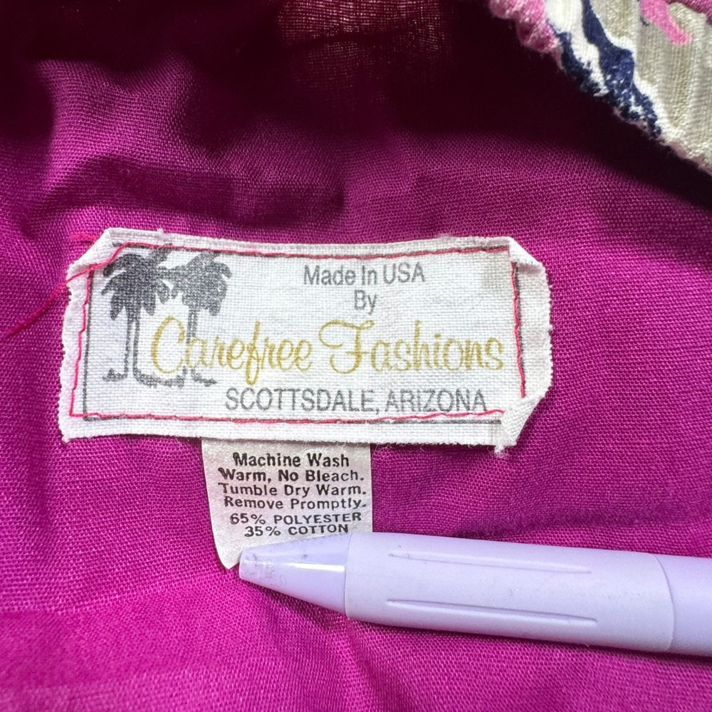 VTG 70s Carefree Fashions Floral Lace Panel Skirt Dress Cottage Prairie Hippie - Picture 3 of 12